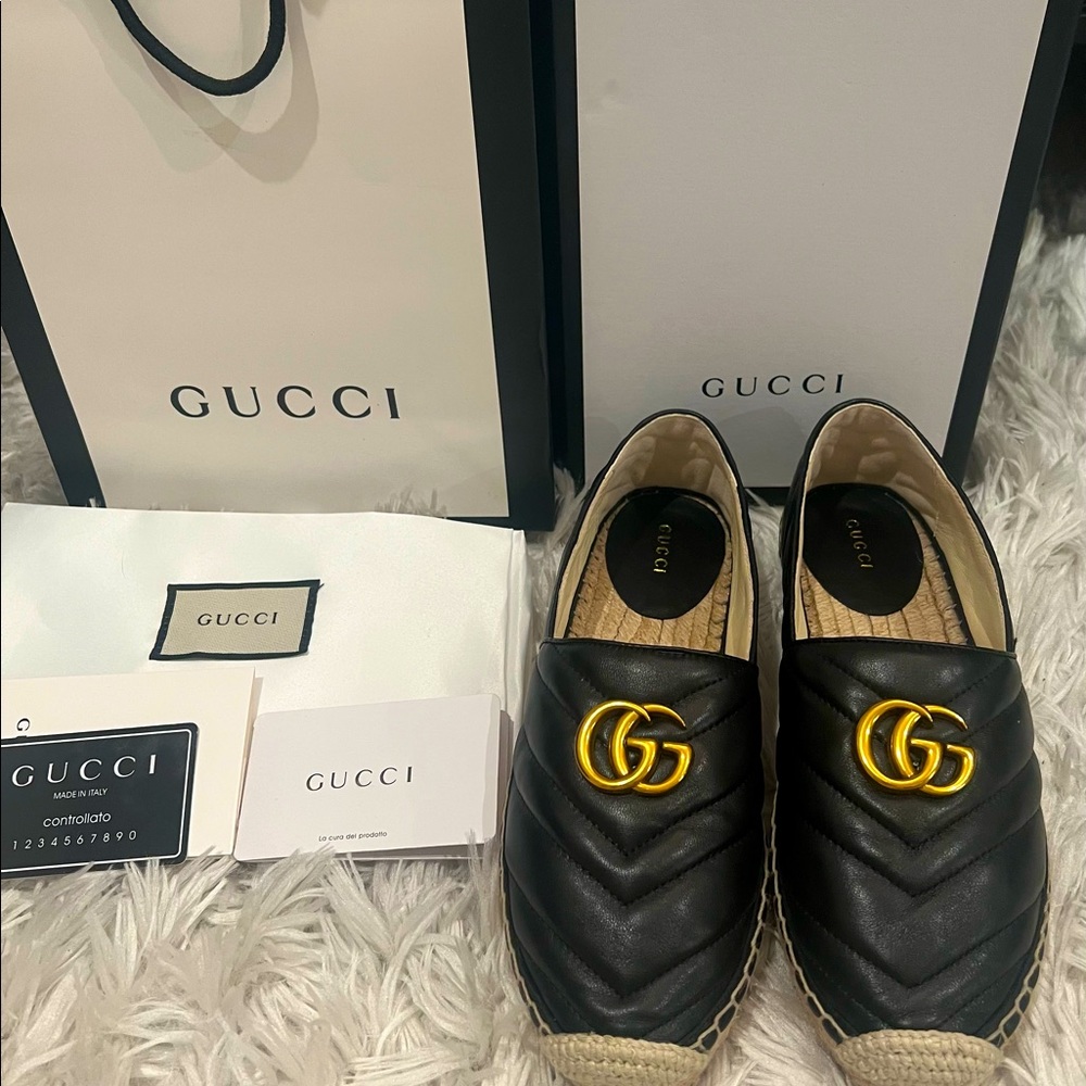 GUCCI Espadrille with double G